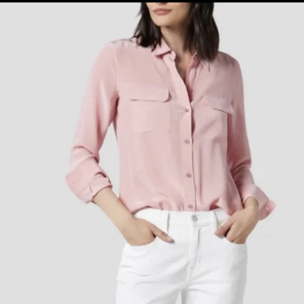 Equipment silk blouse
